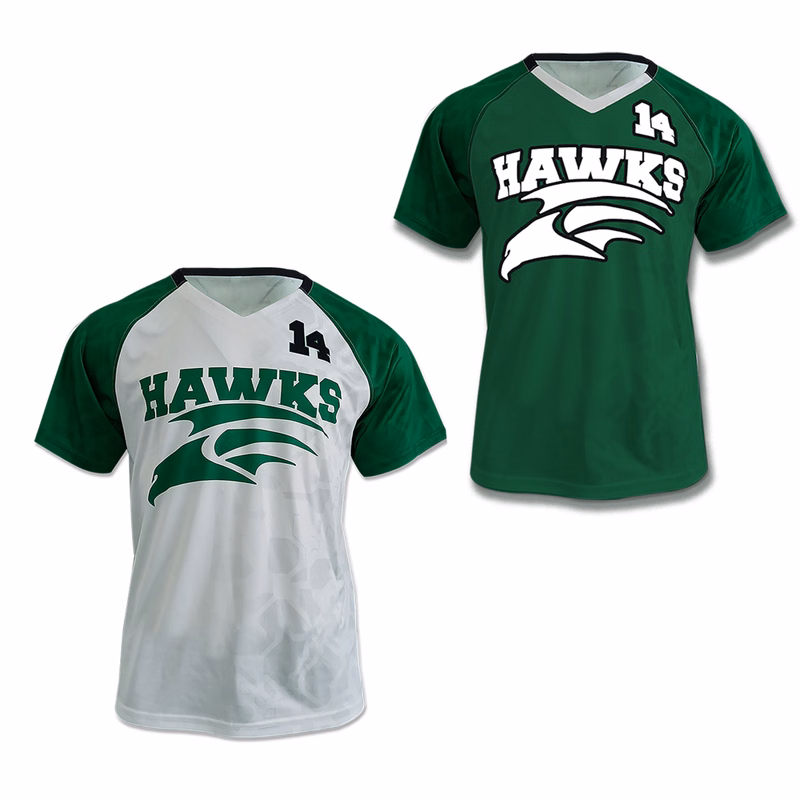 Men's Soccer Reversible V-Neck SS Pinhole Mesh Jersey
