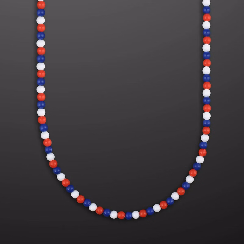 Patriotic Beads with Breakaway Clasp (NON-Light Up)