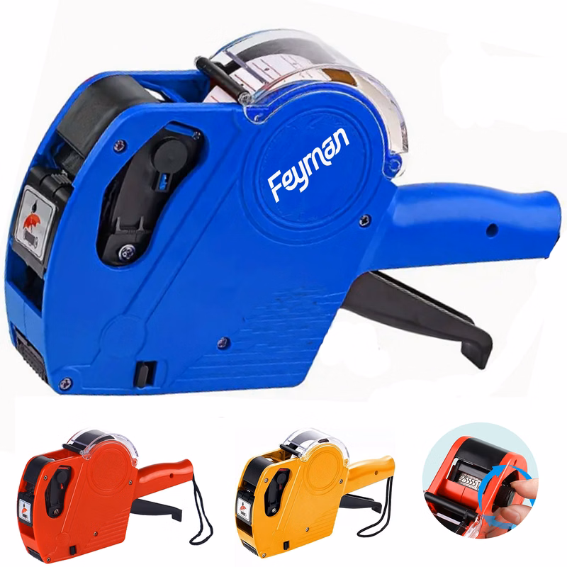 8 Digits Price Tag Gun w/150 Sticker Labels