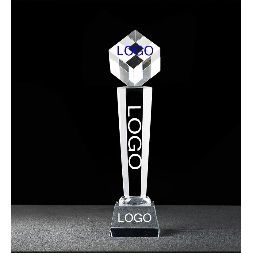 Crystal Mounted Square Award 1