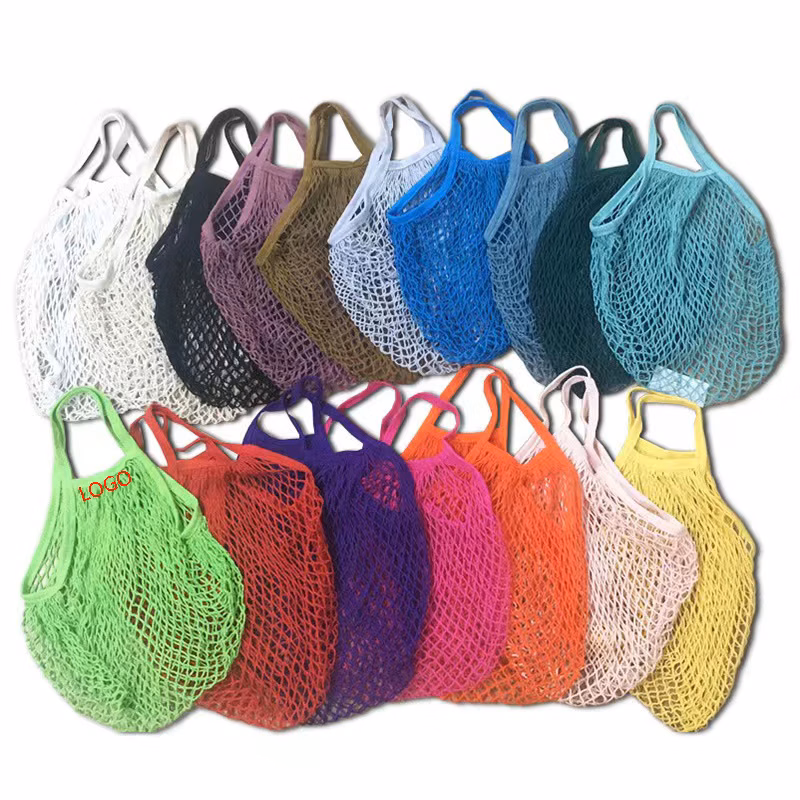 Short Handle Eco Market Shopping Net Handbag