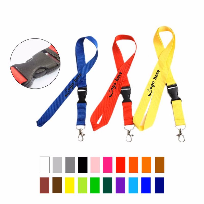 3/4" Imprinted Polyester Lanyard