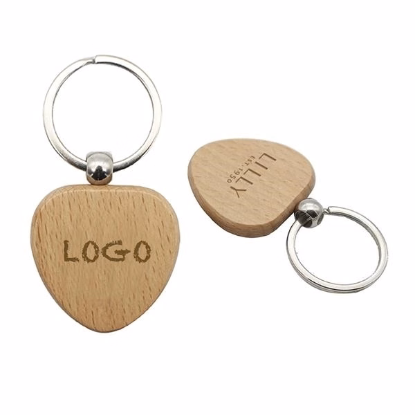 Promotional heart-shaped Wooden Key Holder