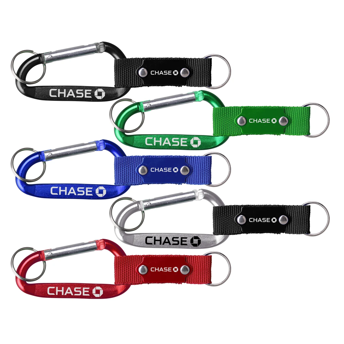 Monster Carabiner with key ring and Strap w/ Metal Plate 1