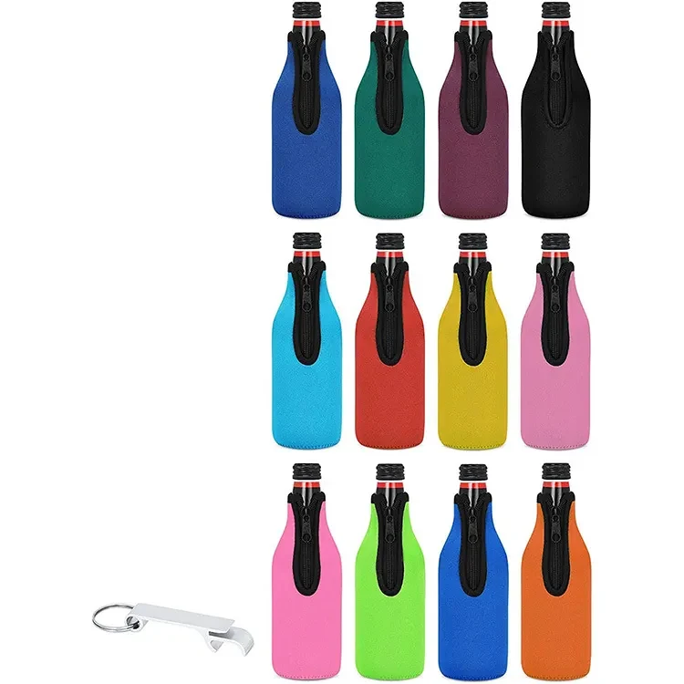 Beer Bottle Neoprene Insulator Cooler, custom koozie with logo imprint 1