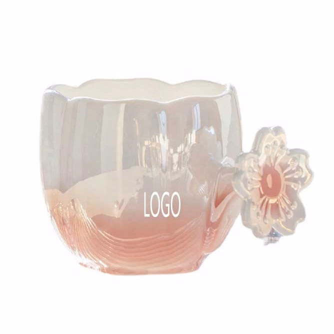 12OZ Gradient Cherry Blossom Ceramic Mug&Coffee Cup