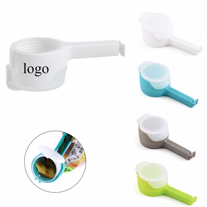 Reusable Plastic Bag Sealer With Flip-Top Lid
