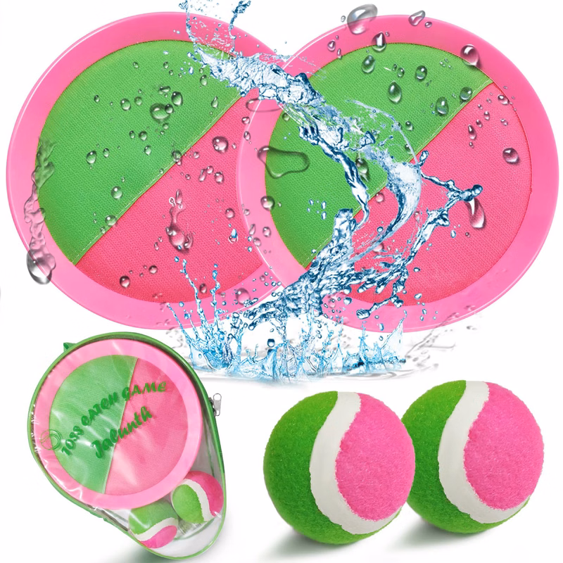 Ball Catch Set Game Toss Paddle - Beach Toys