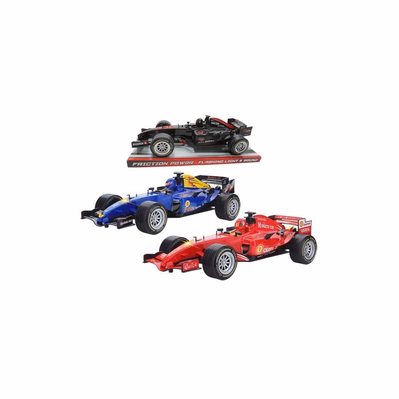 Friction Race Cars - Light & Sound Battery Included 14"