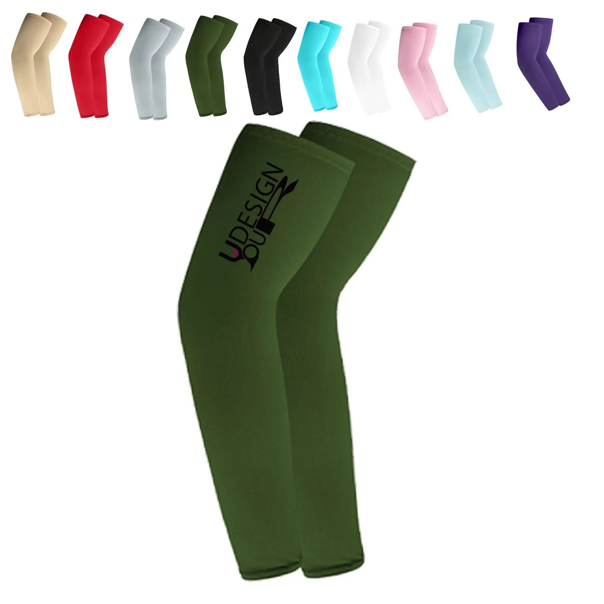 Sport Cycling UV Shield Ice Silk Arm Sleeves 1
