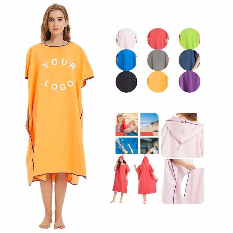 Portable Adult Poncho with Moisture Wicking Design