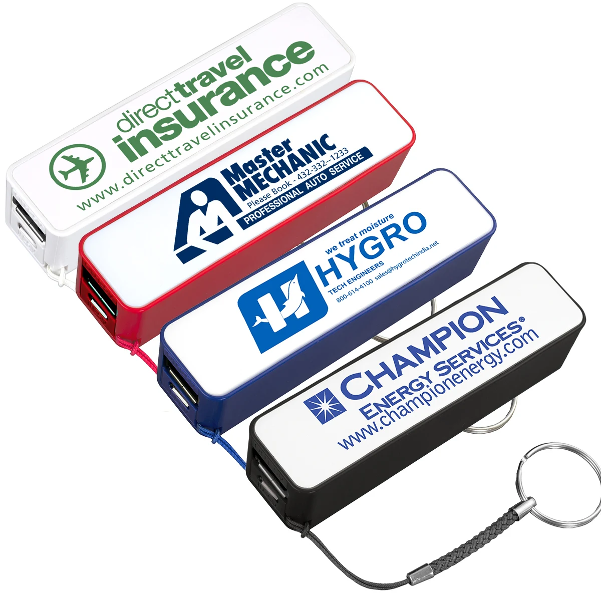 2200 mAh Perfume Power Bank with attached Key Chain 1