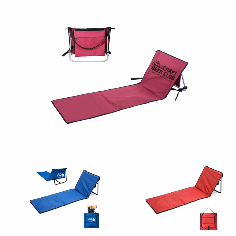 Outdoor Portable Folding Beach Mat Beach Camping Lounger Foldable Nap Bed