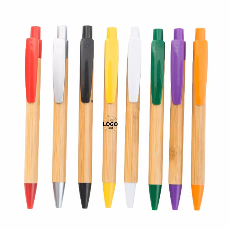 Bamboo Barrel Pens
