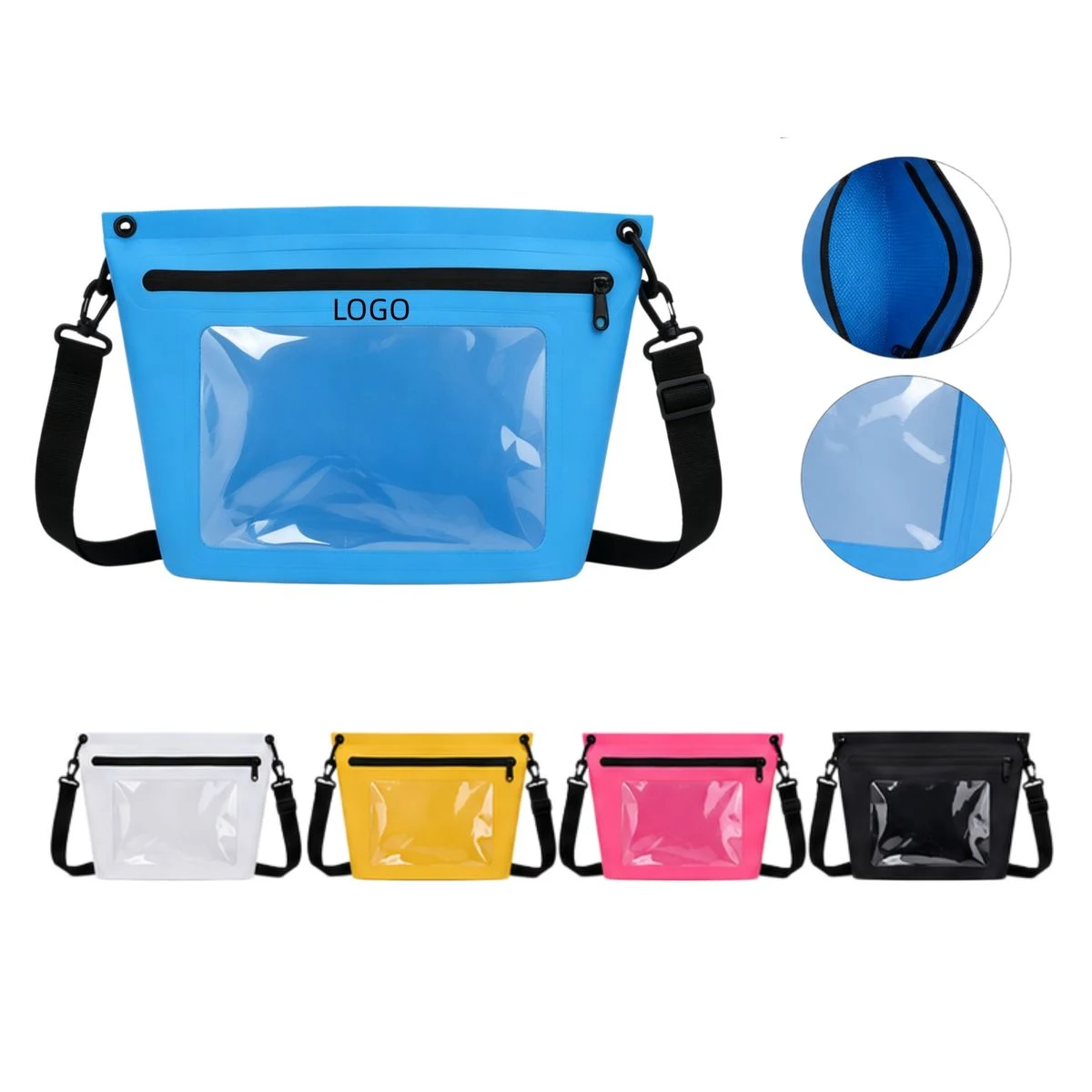 MOQ30 Transparent Window Waterproof Bag 1