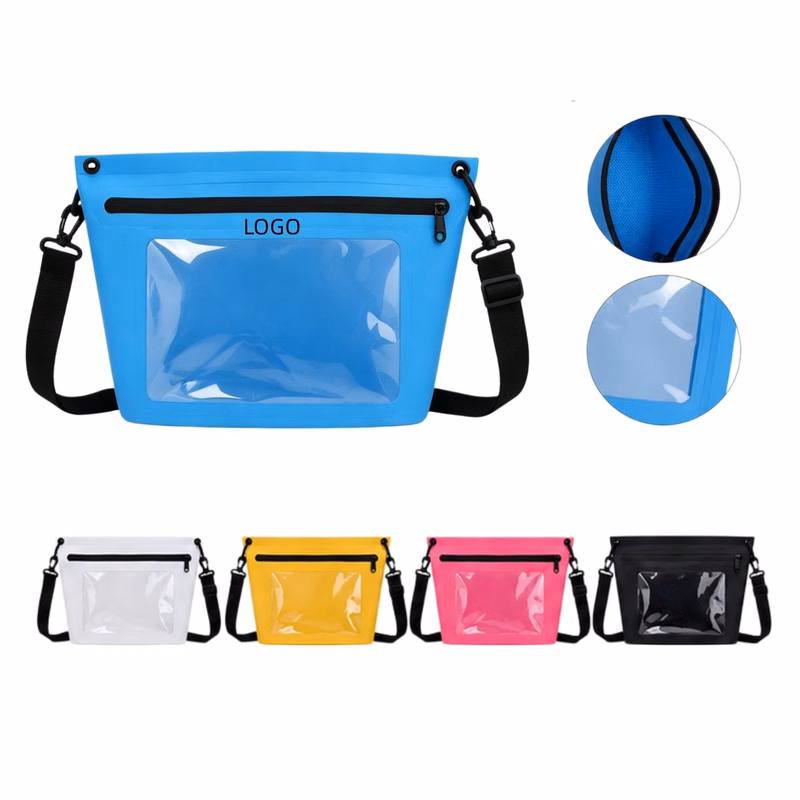 MOQ30 Transparent Window Waterproof Bag
