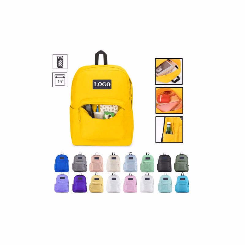 Outdoor Solid Color Backpack
