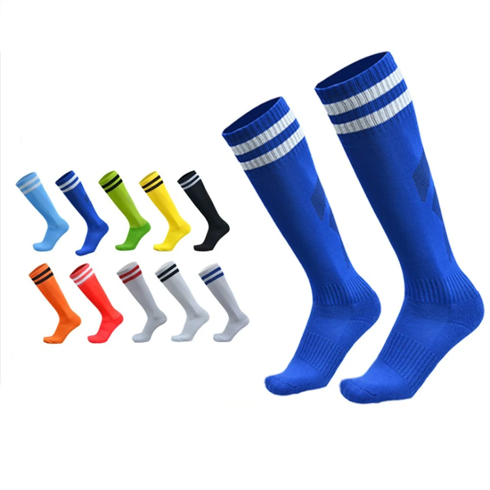 Over Knee Striped Football Socks 1