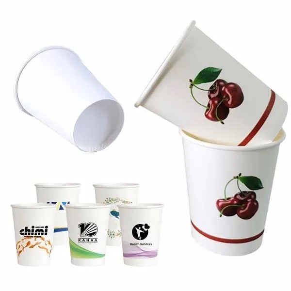 Custom 9 oz Food Grade Paper Cup — Hot Cold Beverage Promotion Essential