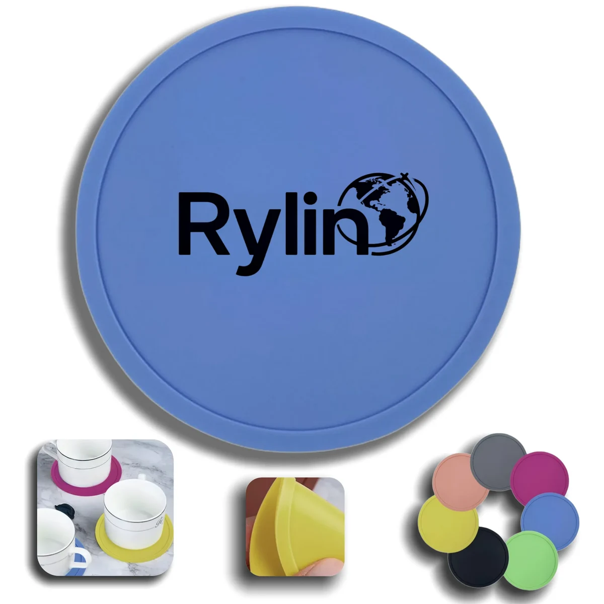 Round Silicone Coaster 1