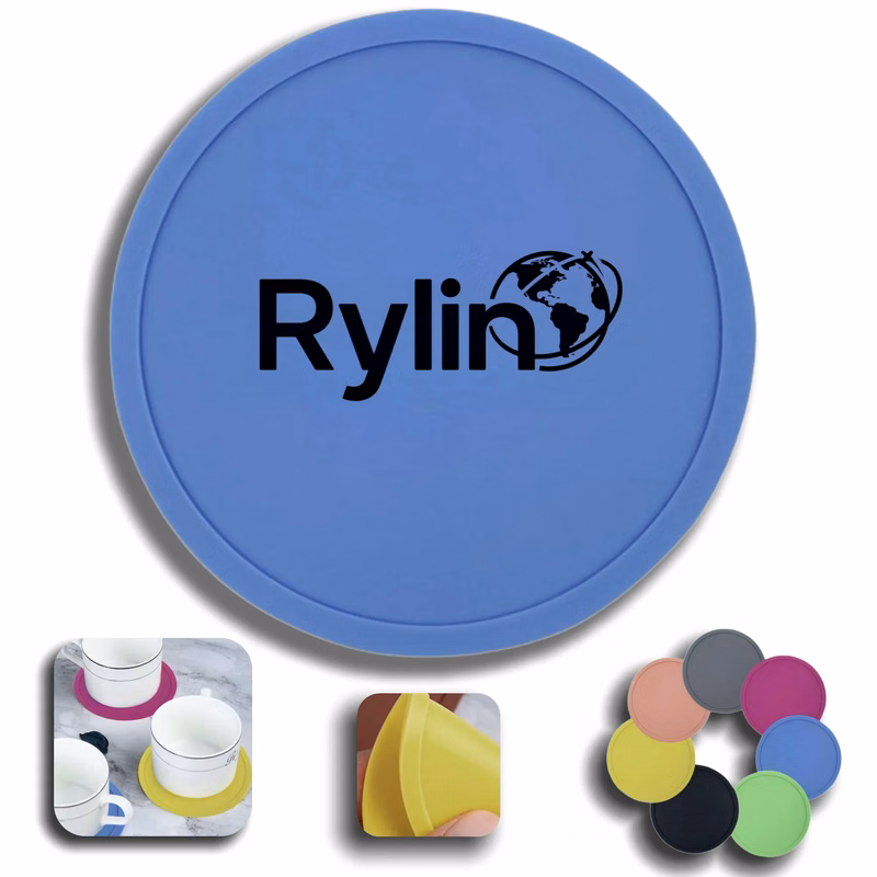 Round Silicone Coaster
