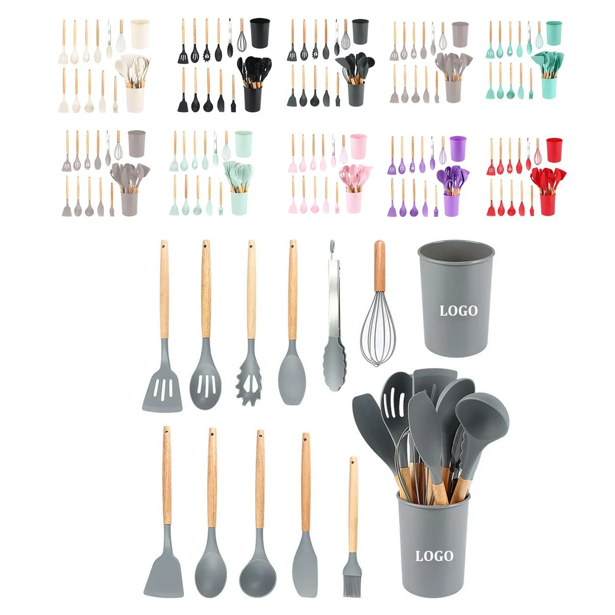 Silicon Kitchen Utensils Set 1