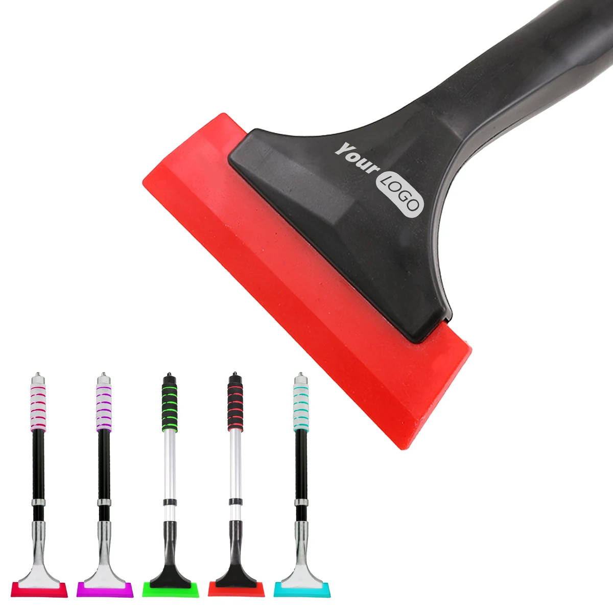 Aluminum Multi-Color Ice Scraper With Logo Customization 1