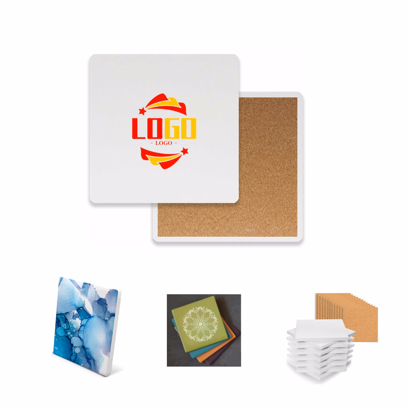 High-quality Square Ceramic Coasters
