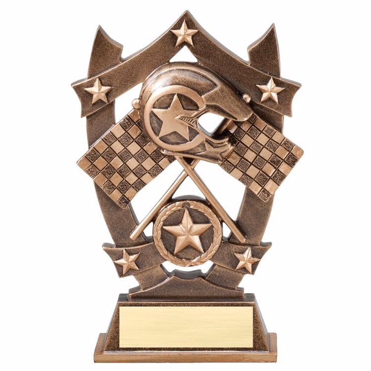 6-1/2" Tall Racing Sport Stars Resin