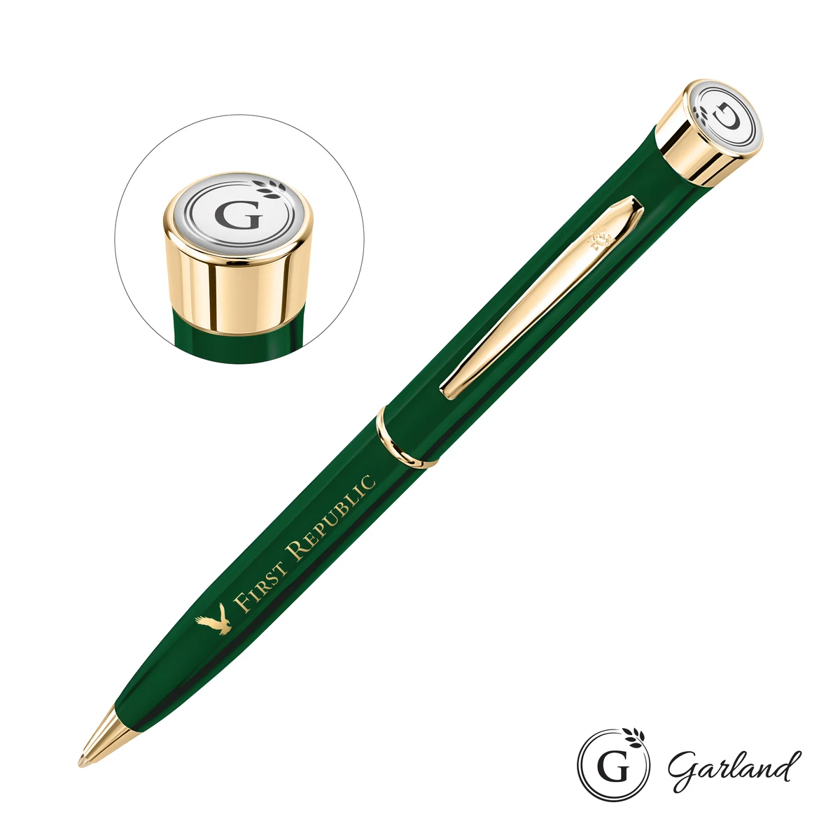 Garland® Color Twist Ballpoint Pen - Gold Accent 1