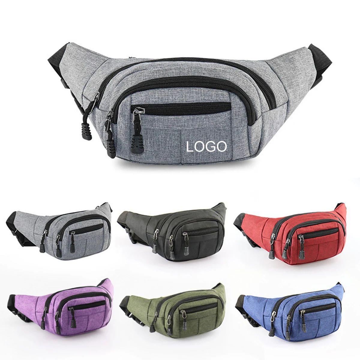 Washed Canvas Belt Bag 1