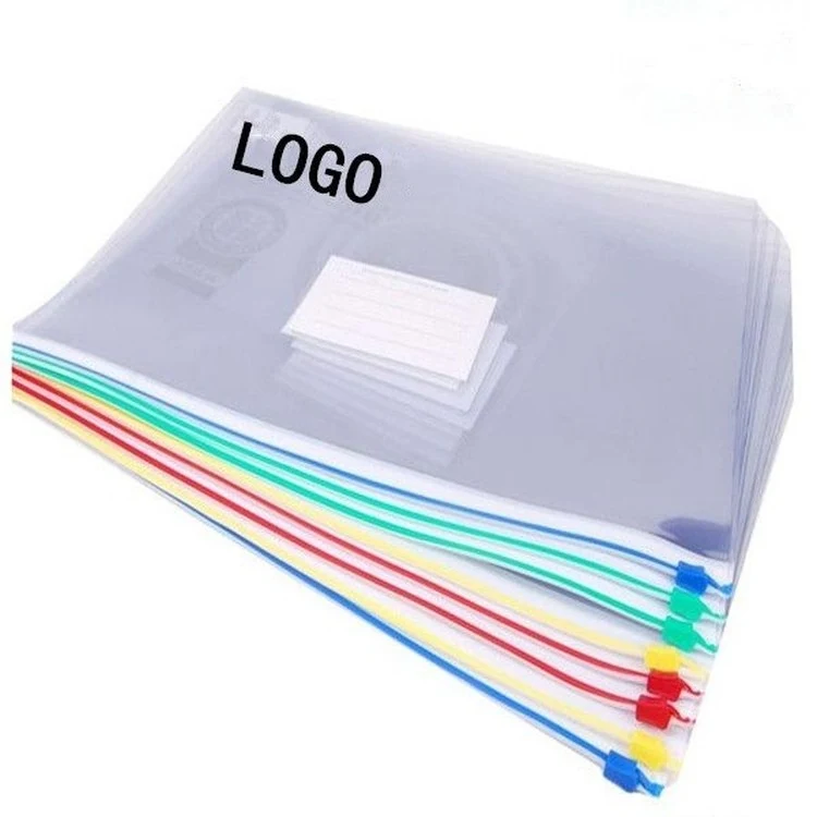 A4 Transparent PVC Zipped Document Pouch 1