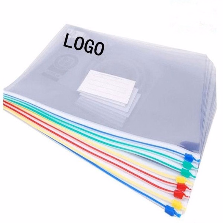 A4 Transparent PVC Zipped Document Pouch