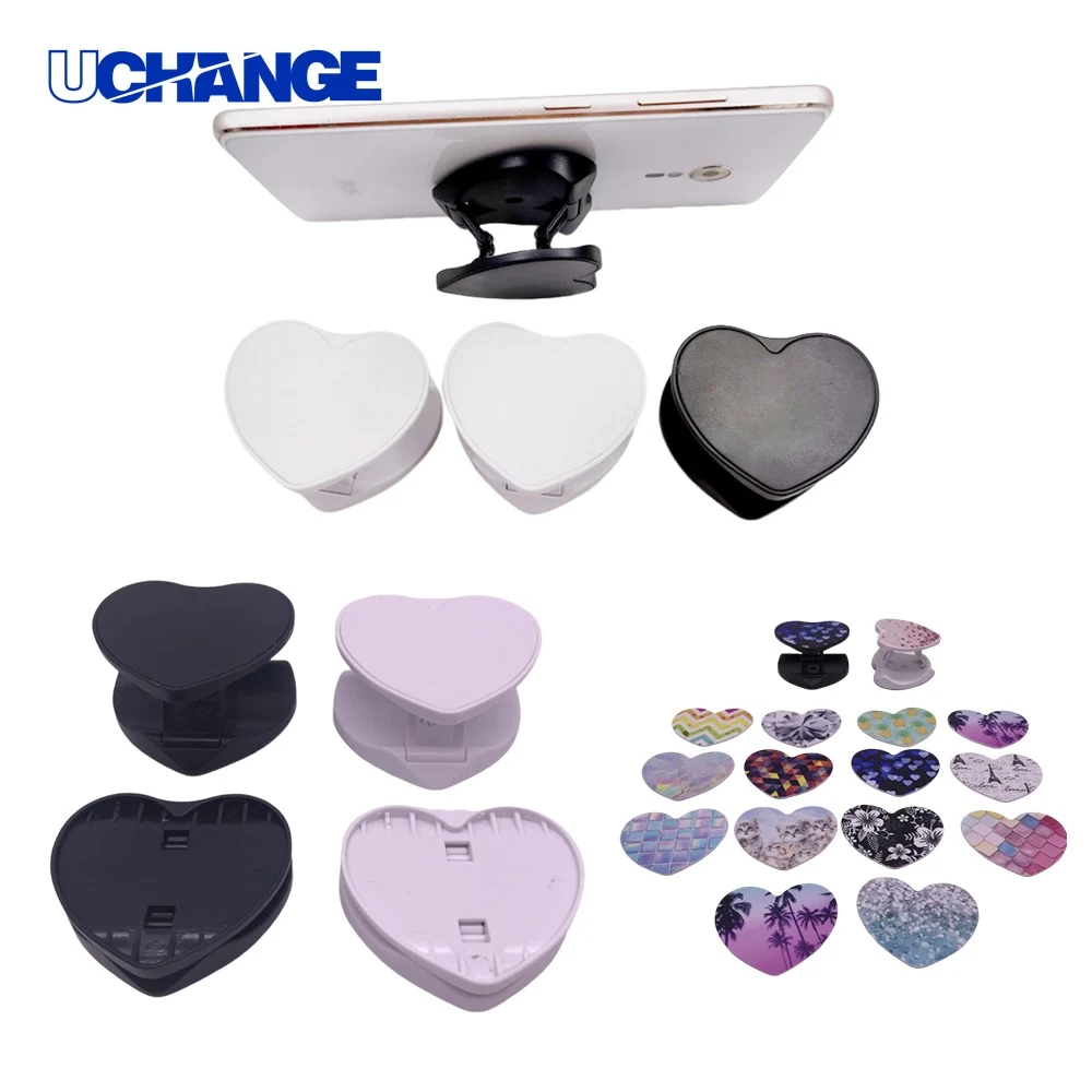 Marble Heart Phone Grip Holder Stand 1