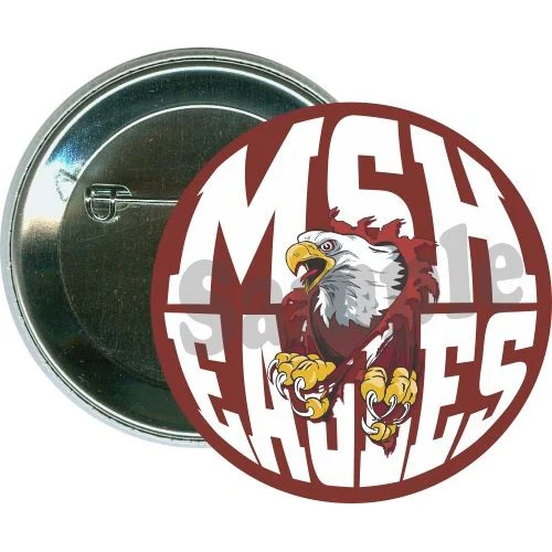 Mascott, MSH Eagles, School Button 1