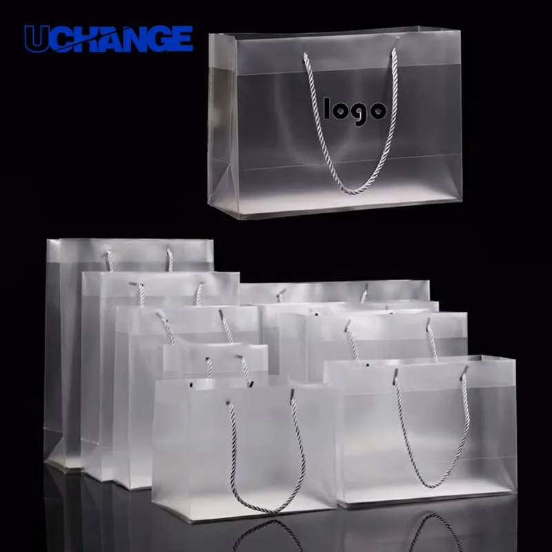 Transparent PVC Handbag Minimalist Clear Carry