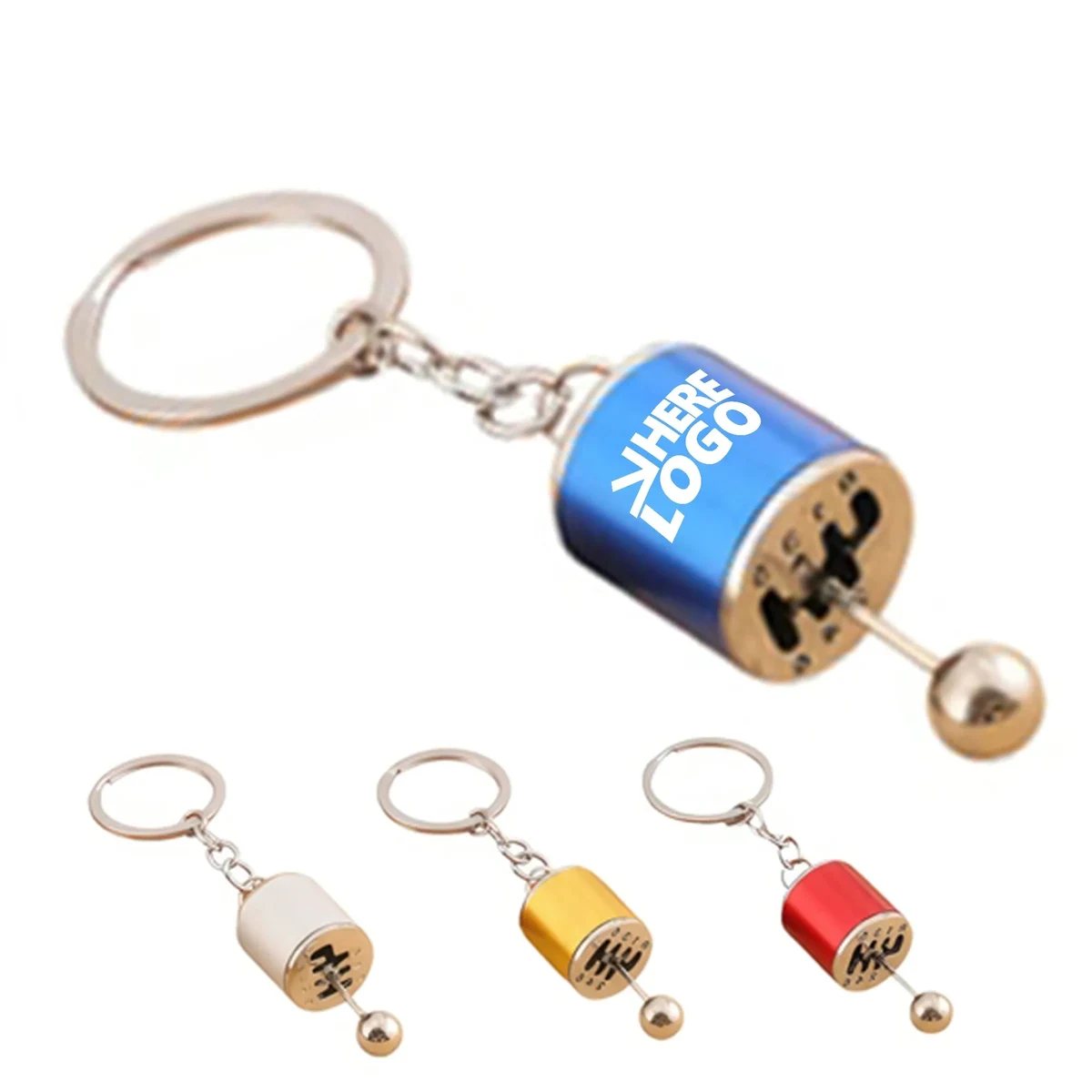 MOQ 20 Mini Car Gearshift Knob Shape Keychain 1