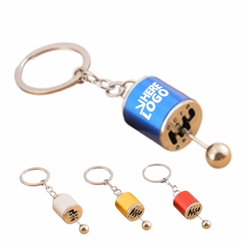 MOQ 20 Mini Car Gearshift Knob Shape Keychain