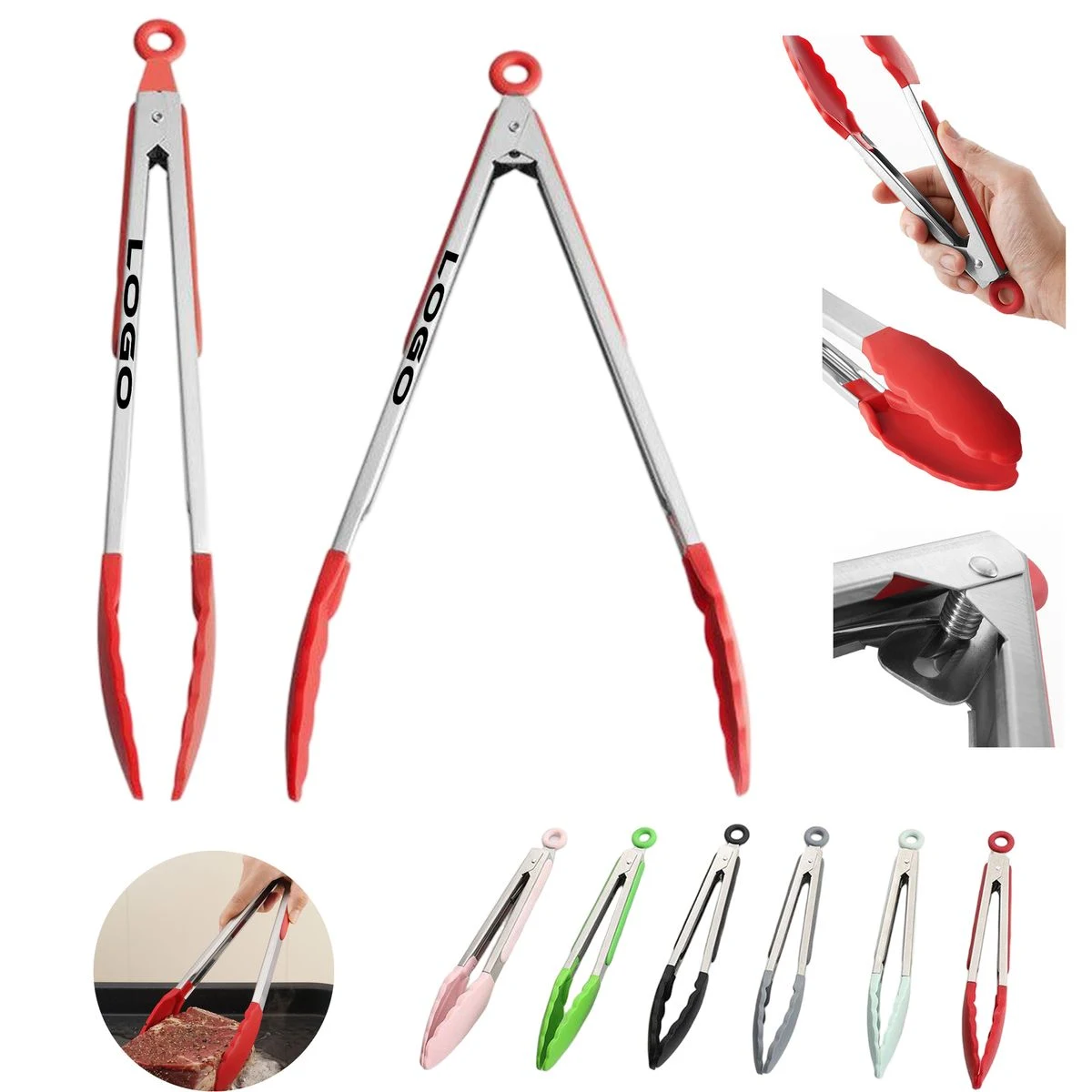 Stainless Steel PP Food Clip For Kitchen Tools 1