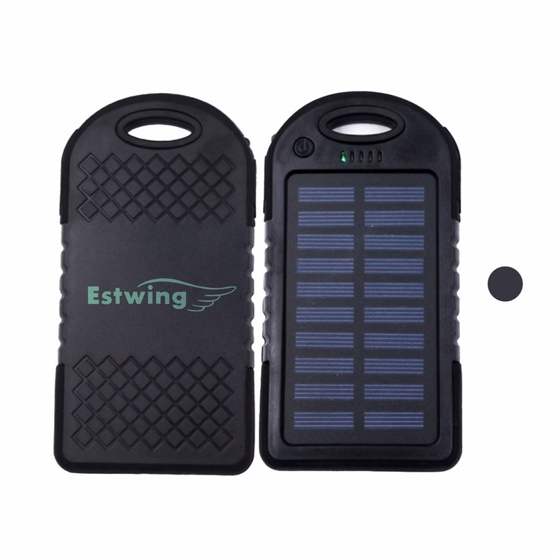 POPULAR 4000 MAH SOLAR POWER BANK WITH CARABINER