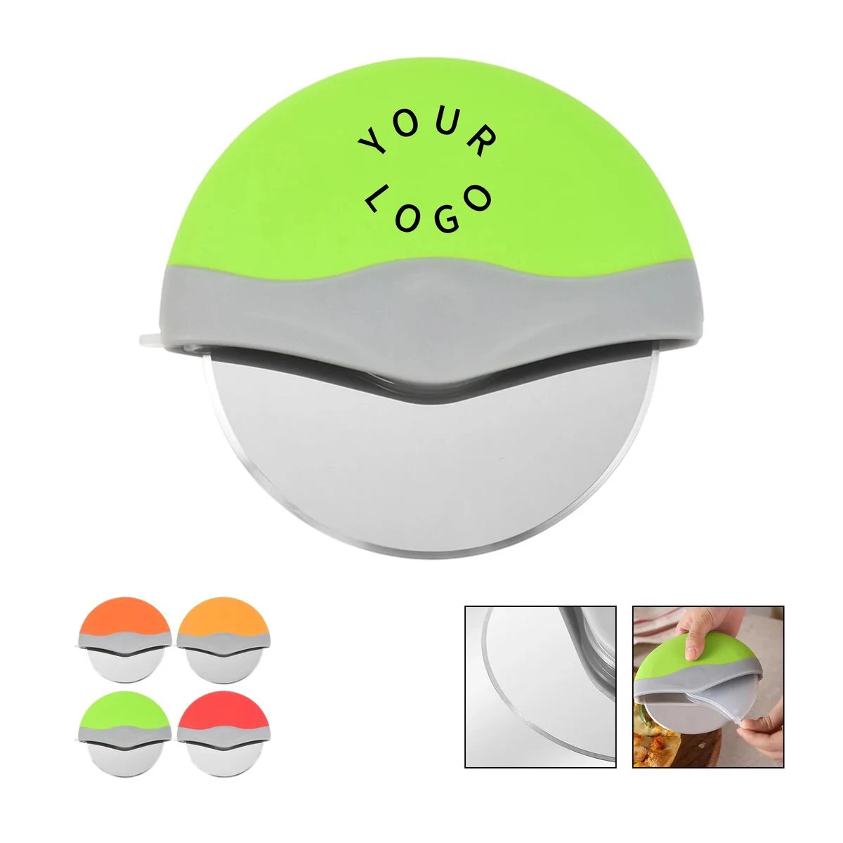 Sharp Pizza Cutter Wheel Comfortable Grip 1