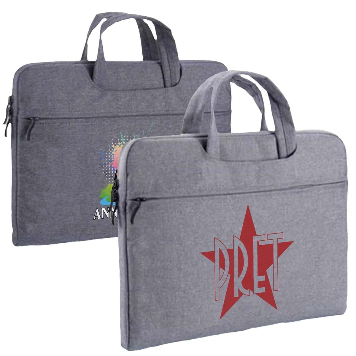 Polyester Oxford Laptop Sleeve with Plush Lining 1