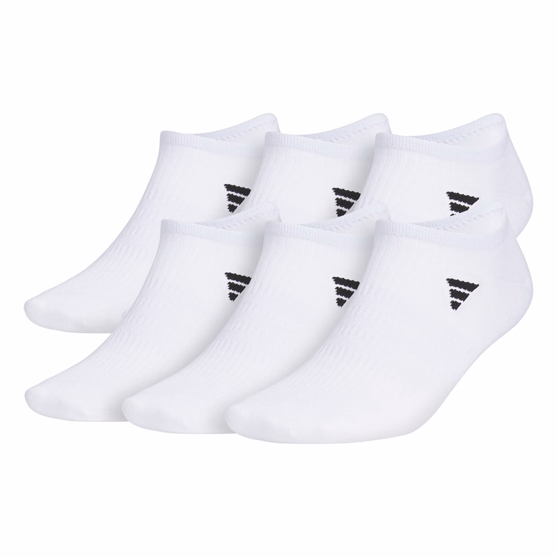 Adidas Men's Superlite 3.0 6-Pack No Show Sock