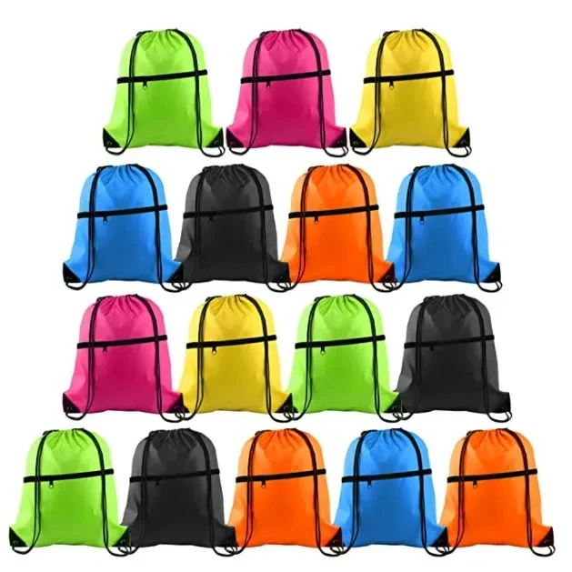 Waterproof Zipper Storage Drawstring Bag 1