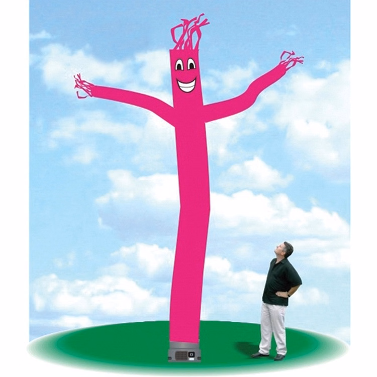 Inflatable Dance Tube Balloon 18' Tall Tube Fly Guy Magenta