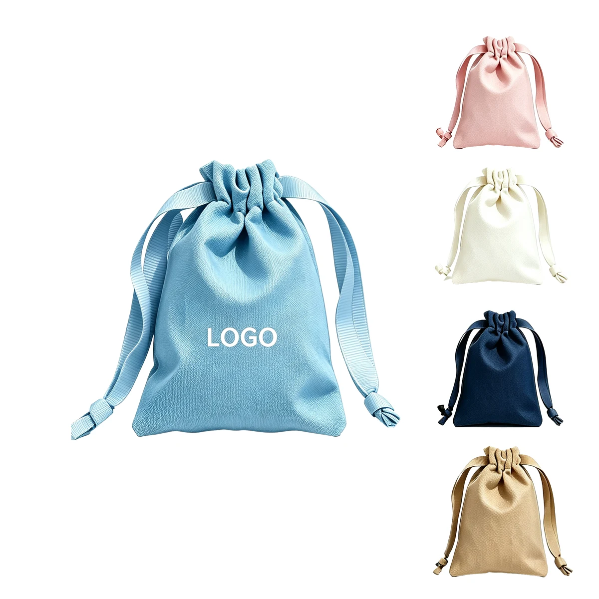 Blank Cotton Dust Proof Drawstring Bag 1