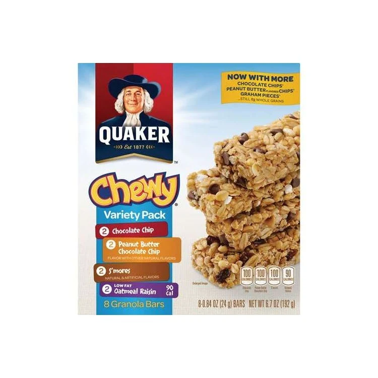 Quaker Chewy Granola Bars - Variety 0.84 oz 8 Pack 1