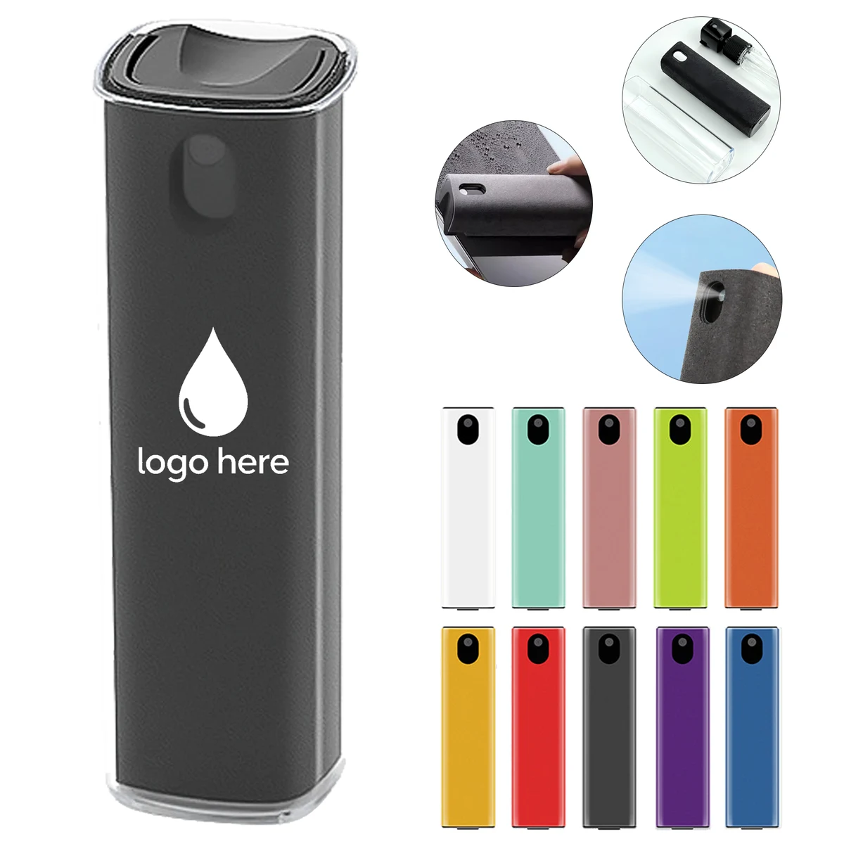 Travel Screen Cleaner with Refillable Spray 1