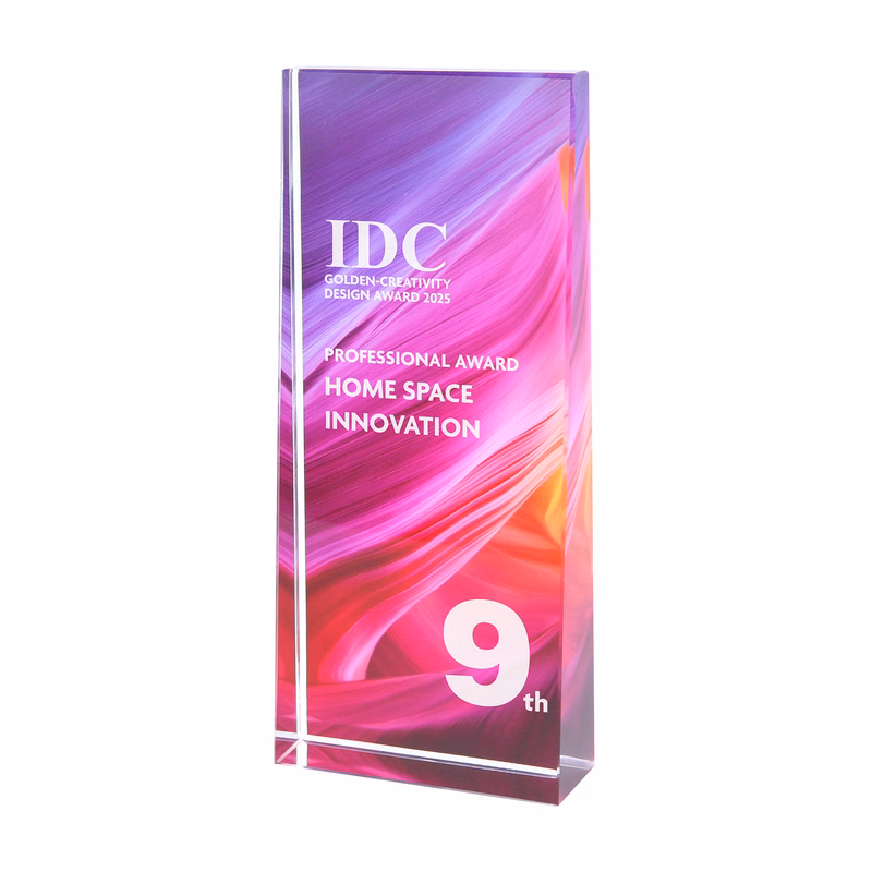 Elegant Custom Crystal Award Trophy