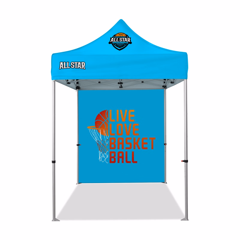 5'x5' Standard Hex Aluminum Frame Tent w/Rear Wall